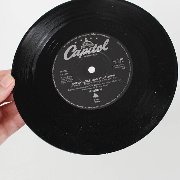 Poison - Every Rose Has Its Thorn - 7" Vinyl 45 Record - Picture 2 of 4